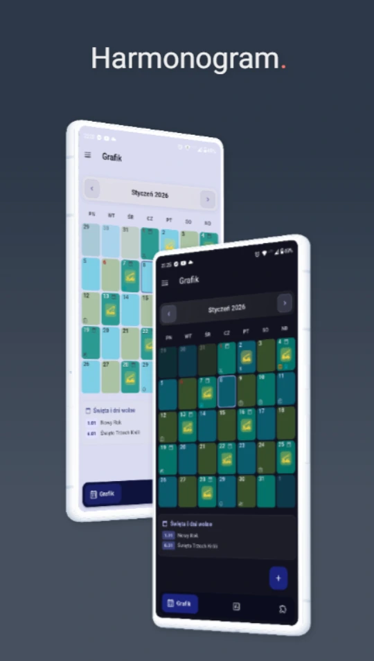 Iskra App - Kalendarz zmianowy